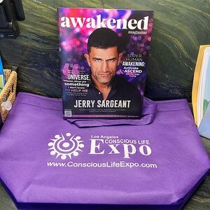 Conscious Life Expo 2025 Deluxe Gift Set Tote Bag and Magazine New